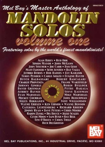 Mel Bay Master Anthology of Mandolin Solos, Vol. 1 by Mel Bay (2000) Sheet music