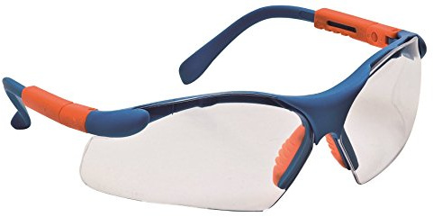 Medop 911263 Activa Gafa Policarbonato Antiempañante y Antirreflejante Certificados, Montura F, Naranja/Azul