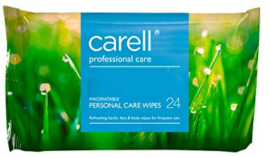 Clinell Skin Professional Care - Maceratable Personal Care Wipes - Pack of 24 - Gentle Face and Body Wipes, Alcohol Free, Dermatologically Tested, Multi-purpose