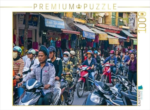 CALVENDO Puzzle Unterwegs in Hanoi | 1000 Teile Lege-Größe 64 x 48 cm Foto-Puzzle für glückliche Stunden