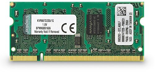 Kingston KVR(677D2S5/1G - Memoria RAM de 1 GB (677 MHz DDR2 Non-ECC CL5 SODIMM, 200-pin, 1.8V)