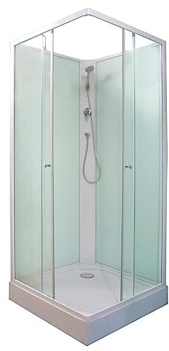 Aqua Plus sachcabnhmx Minea 80/80 de cabina de ducha no Hydro verde D 'agua
