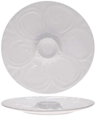 COSY TRENDY - Assiette à huitres Blanches 28,5 cm, N/C