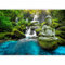 murando Fotomurales Buda 400x280 cm XXL Papel pintado tejido no tejido Decoración de Pared decorativos Murales moderna Diseno Fotográfico Cascada Naturaleza Paisaje c-C-0019-a-b