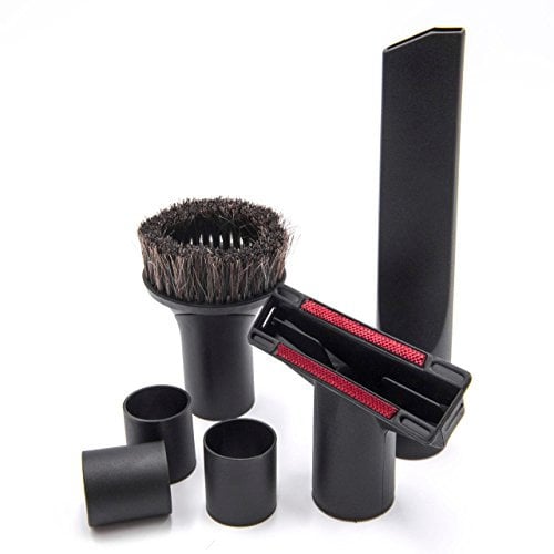 vhbw Set de boquillas de 6 uds. para diversas aspiradoras - 32 mm / 35 mm Negro
