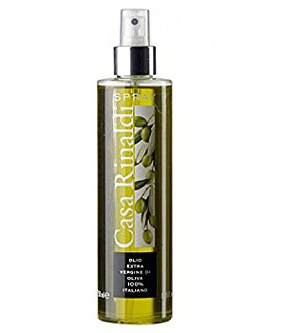 Casa Rinaldi - Würze mit Extra Nativem Olivenöl Spray, 100% italienische Oliven, Fruchtiger, bitterer und scharfer Geschmack, 250 ml Flasche