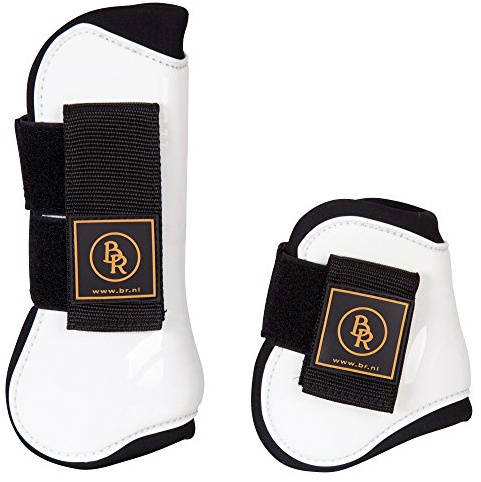 BR Hartschalen Gamaschen Set Pony weiß