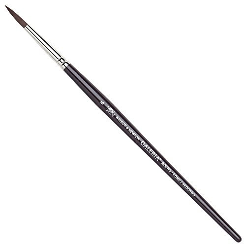 Winsor & Newton Galeria Pinceau Rond Manche Court N°6
