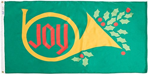 Annin 379362 Flagmaker Joy Horn NYL-Glo Urlaubsflagge, 91 x 152 cm