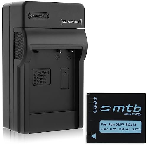 Batterie + Chargeur (Auto, Prise de Courant) Compatible avec Panasonic BCJ13E, Compatible avec Lumix DMC-LX5, LX7 / Compatible avec Leica D-LUX 6... Voir descriptif!