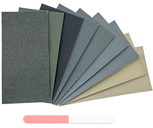 Micro-Mesh Regular - 9 Sheets of 6x3 - Abrasive Polishing Kit