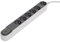 Chacon 48876 Multiprise design sans parafoudre avec Interrupteur/Disjoncteur 3 m 6 Prises Gris foncé