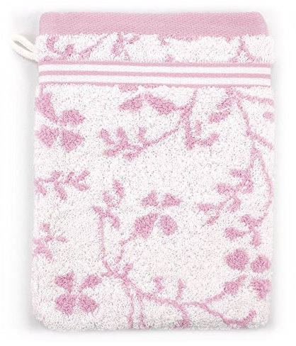 Linnea Gant de Toilette 16x21 cm Vintage Floral Rose 550 g/m2