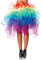 UTOVME Regenbogen Multicoloure Tute Roeckchen Ballett-Tanz-Rueschen Layered Tiered Kleid Rock