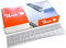 Peach PW127-01 Drahtbinderücken, A4, 12 mm, 105 Blatt, 100 Stück, silber