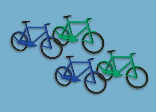 N Gauge Bicycles (12)