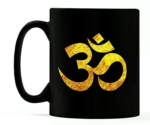 1art1 Spiritualité Symbole Om, Son Original Et Énergie Divine Tasse À Café Mug 9x8 cm