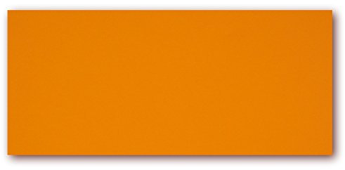 25 Blatt farbiges Briefpapier Lysco Color Paper NEON Hellorange Format DIN lang (99 x 210 mm) Papier Farbe Briefbogen Orange (LCP-111)