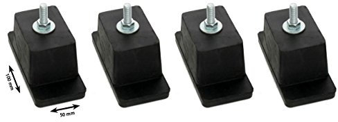 Klimaanlage Split Packung mit 4 Antivibrationsfüsse bis 130kg