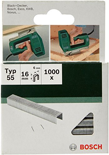 Bosch Accessories 2609255827 DIY Klammern Typ 55 6 x 1.08 x 16 mm