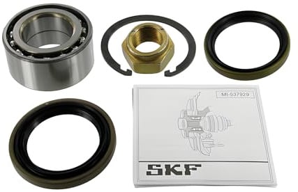 SKF Radlagersatz mit Wellendichtring VKBA 6845 Position Vorderachse Außendurchmesser 74 mm Höhe 111 mm Länge 111 mm Breite 84 mm - OE Qualität
