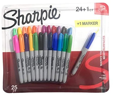 Sharpie fine point permanent markers