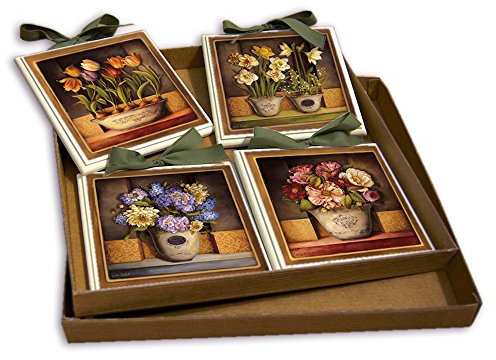 CREAZIONI ANTART Idea Regalo Set Quadretti Shabby Chic Country ARREDAMENTI Cucina 15x15 Art sr15 (SR15)