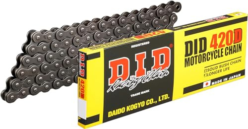 CATENA DID 420D (Black & Black) - Length: 132 links with clip joint (RJ)