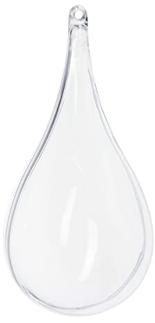 Schiller-Plastic Acrylform 'Tropfen', teilbar, mit Aufhängeöse, ca. 18 cm