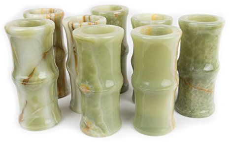 Kleine Vase aus Jade, UNIKAT, Halbedelstein Jadevase, Maße Ø/H ca. 5/11,5 cm Gewicht: 0,5 kg