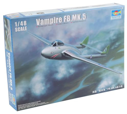 Trumpeter 02874 Modellbausatz Vampire F.MK.5, Verschieden