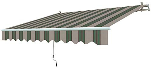 Tenda da sole bianco/verde 295 x 200 cm