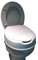 Rialzo per wc, Alzawater, Con coperchio, 10 cm, Comodo, Pratico