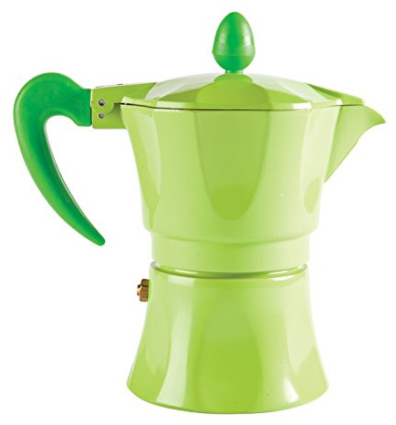 Excelsa Caffettiera Colorata, 3 Tazze