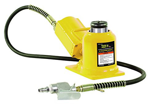 ESCO 10399 Yellow Jackit Air Hydraulic Bottle Jack, 20 Ton Capacity, 10.25 Inch Height 14 Inches Height