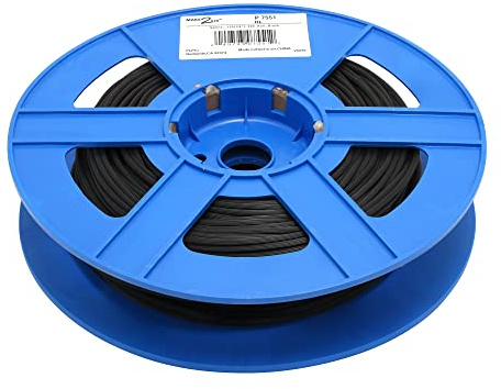 Prime-Line P 7551 Bildschirmhalter, Vinyl-Spline, 0,3 cm, rund, schwarz, 750 Fuß (1 Rolle)