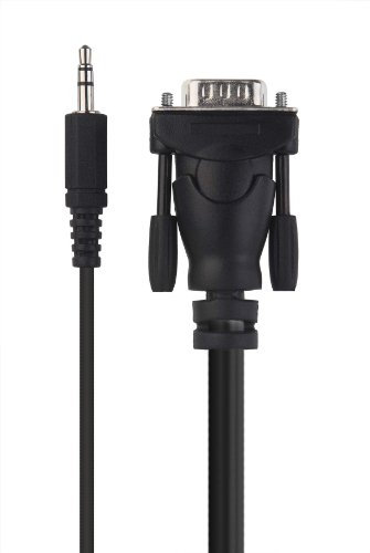 VGA Cable, Laptop to TV, 10 ft, Black