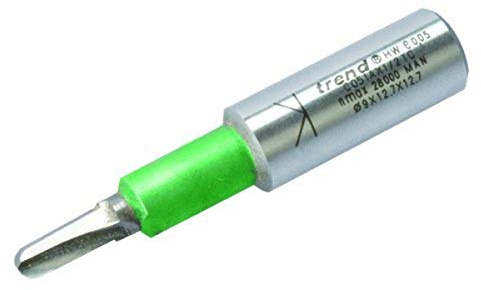 Trend CraftPro Cavetto Router Cutter, 1/2 Inch Shank, 2.5mm Radius and 5mm Cut Diameter, Tungsten Carbide Tipped, C051AX1/2TC