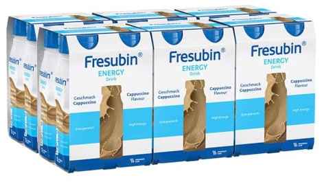 Fresenius Kabi Fresubin Energy Drink Cappuccino Trinkflasche, 6 x 4 x 200 ml, 1er Pack (1 x 5,5 kg)