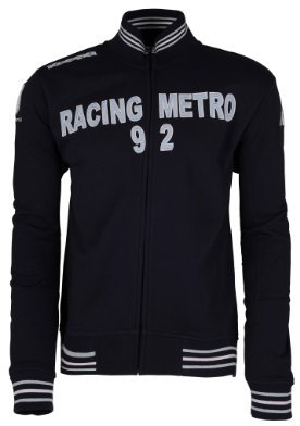 Racing Metro 92 Eroi-Jacke, offizielle Kollektion, Rugby Top 14, Kindergröße, Blau - blau - Größe: 6 ans