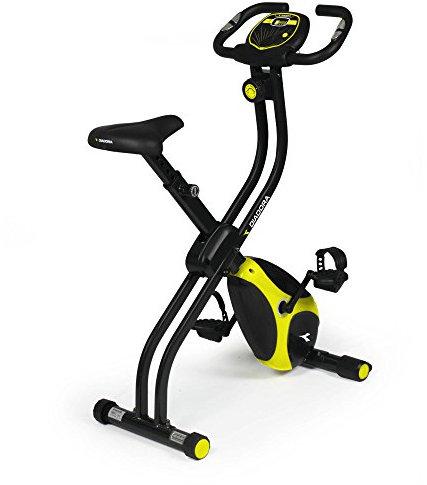 Diadora Fitness Cyclette Smarty Pieghevole Salvaspazio, Nero