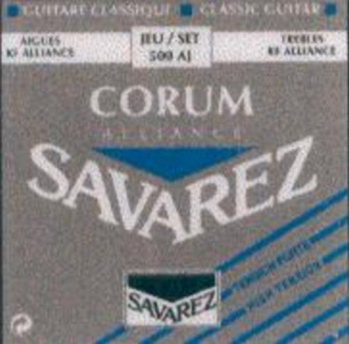 CUERDAS GUITARRA CLASICA - Savarez (500/AJ) Corum Alliance Azul (Juego Completo)