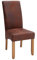 riess-Ambiente Edler Stuhl CASA Vintage braun Kolonialstil Massivholzbeine Polsterstuhl ohne Armlehne Küchenstuhl Esszimmerstuhl Wohnzimmerstuhl