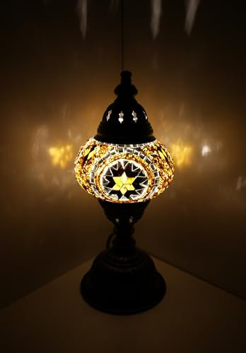 Samarkand - Lights Mosaik lampe Mosaiklampe Mosaik - Tischlampe M Stehlampe orientalische lampe Gold