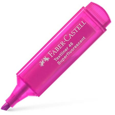FABER-CASTELL 154628 - Textmarker Textliner 1546, nachfüllbar, rosa