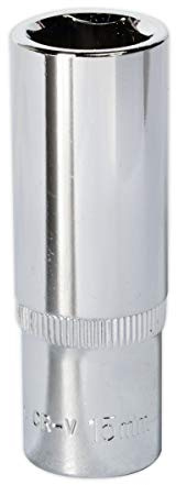 Sealey Sp3815D Walldrive Socket 15Mm Deep 3/8Sq Drive Fully Polished