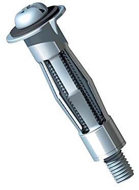 TIMCO 45mm Metal Cavity Anchor Screw - M5 x 37 - Zinc - Box of 100