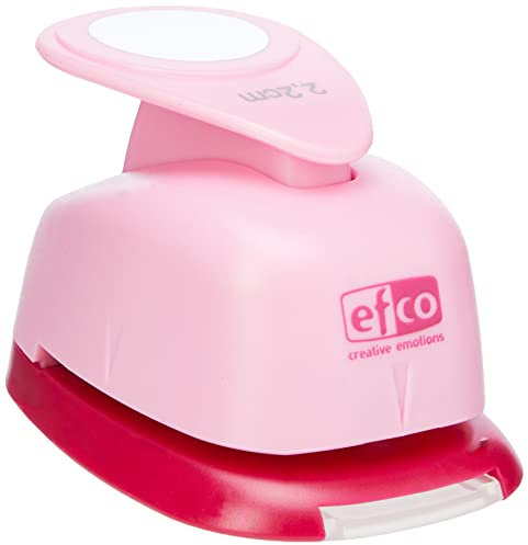 efco 1791115 Stanzer M, Kreis 7/8 Zoll Motivstanzer, Kern: Metall, Pink, 7,5 x 5 x 5 cm
