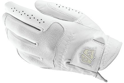 Wilson Staff Damen Golfhandschuh, Cabretta-Leder, Größe S, Links, LLH, Weiß, Conform, WGJA00303S