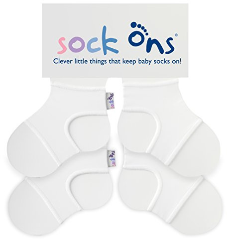 Sock Ons - Baby Sock Holders - 2 Pack - Amazing Value Pack - Keep Baby Socks Oon